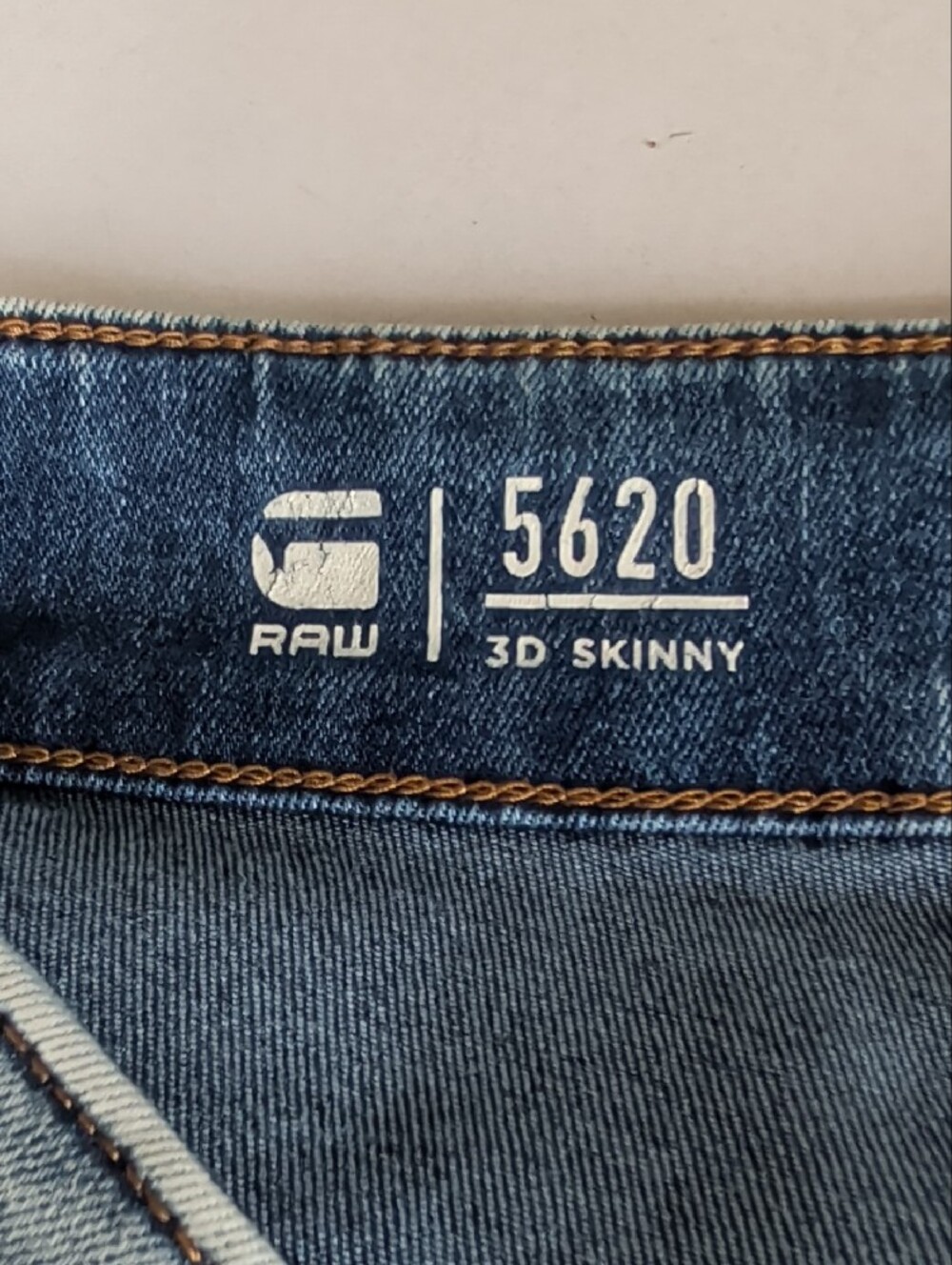G-Star Raw 5620 3D Skinny  Men's Blue Jeans SZ 38 X 34" Grunge Streetwear - Picture 9 of 13